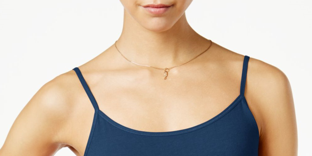 Planet Gold Junior's Cami Blue Size Large