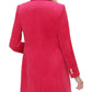 Tommy Hilfiger Women's Velvet Topper Jacket Blazer Red Size 4