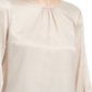 Calvin Klein Women's Button Cuff Top Gold  Size X-Large