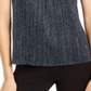 INC International Concepts Women's Shine Halter Top Blue metalic Size -Petite XL