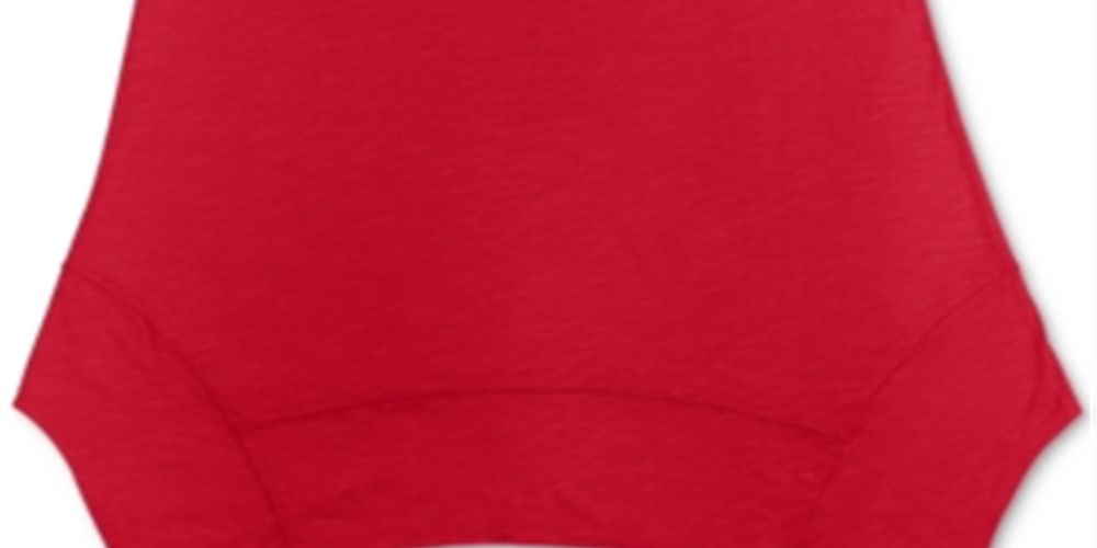 Style & Co Women's Handkerchief Hem Tank Top Red Size X-Small