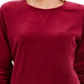Karen Scott Women's Sport Velour Sweatshirt Purple Size XX-Large