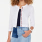 Tommy Hilfiger Women's Pointelle Cardigan White Size Medium
