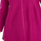 Style & Co Women's Knit Mixed Stitch Tunic Purple Size Medium