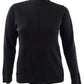 Karen Scott Women's Cable Knit Crewneck Sweater Black Size Petite Small