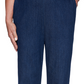 Alfred Dunner Women's Autumn Harvest Denim Pants Blue Size 8 Petite