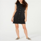 Style & Co Women's Denim Shirtdress Gray Size 14