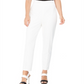 Calvin Klein Women's Pleated Waist Slim Fit Dress Pants White Size 6