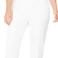 Calvin Klein Women's Pleated Waist Slim Fit Dress Pants White Size 6