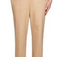 Alfred Dunner Women's Sateen Pull on Street Smart Pants Brown Size -12P