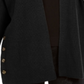 Style & Co Women's Button Side Oversized Cardigan Black Size Medium