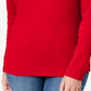Karen Scott Women's Cotton Henley Neck Top Red Size Petite X-Large