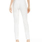INC International Concepts Women's Paper Bag Waist Tapered Pants White Size 14 Petite