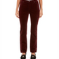 Charter Club Women's Velveteen Tummy Control Ankle Straight Jeans Red Size 6