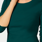 Charter Club Women's Pima Cotton Long Sleeve Top Green Size X-Large