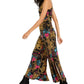 Thalia Sodi Women's Printed Halter-Neck Jumpsuit  Black Size Large