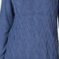 Karen Scott Women's Basket Stitch Sweater Blue Size X-Small