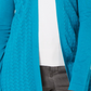 Karen Scott Women's Shawl-Collar Cardigan Dark Blue Size Small