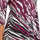 JM Collection Women's Cold Shoulder Grommet Tunic Pink Size Medium