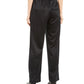 Eileen Fisher Women's Pull On Straight Leg Recycled Polyester Pants Black Size Large