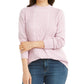 Karen Scott Women's Cable Knit Mock Neck Sweater Pink Size Large