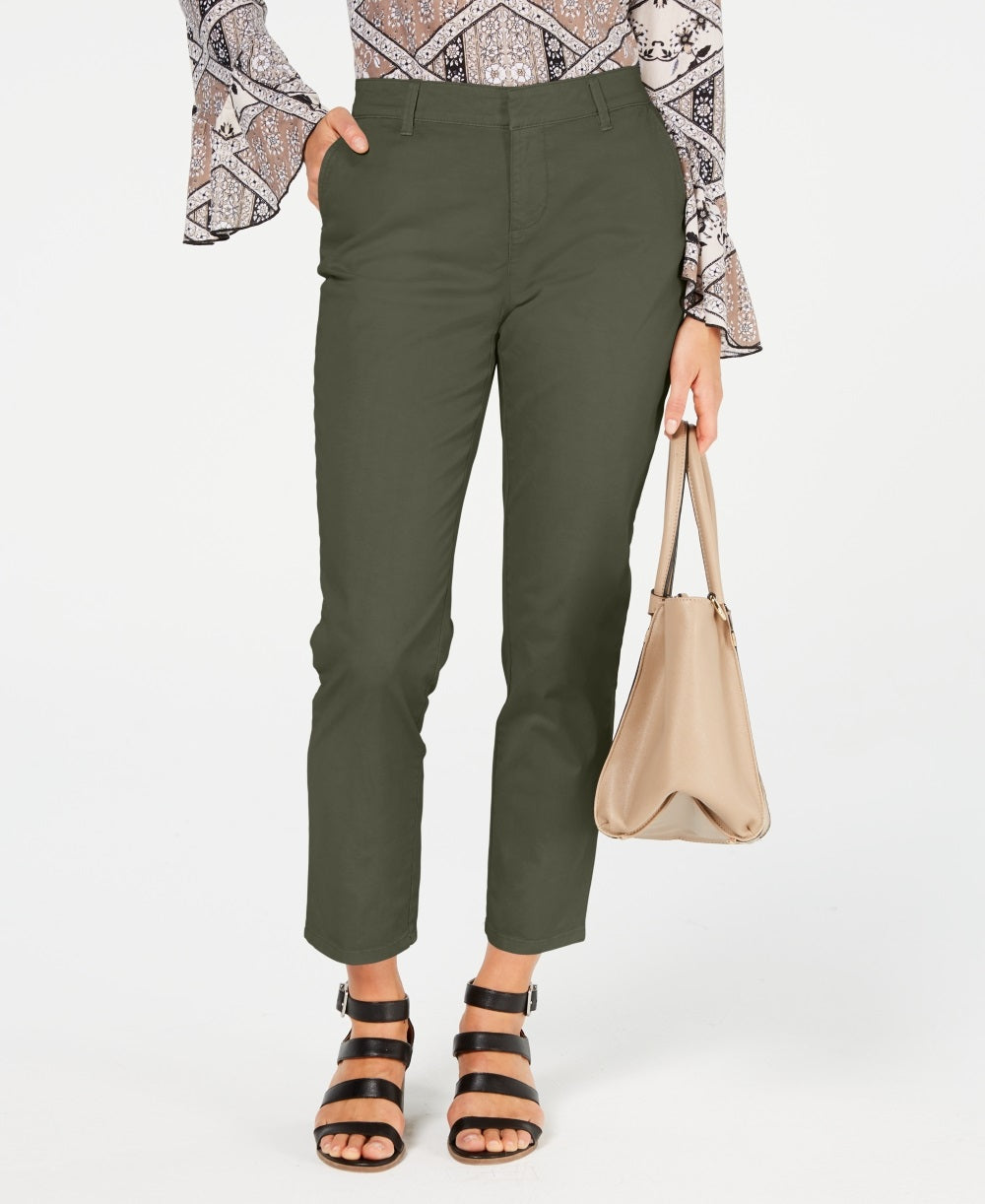 Style & Co Women's Chino Pants Green Size 6