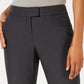 JM Collection Women's Extended-Tab Trousers Charcoal Size 12 Petite