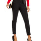 INC International Concepts Women's Bow Waistband Skinny Pants Black Size 16 Petite