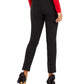 INC International Concepts Women's Bow Waistband Skinny Pants Black Size 16 Petite