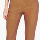 Charter Club Women's Cambridge Skinny Pull-On Tummy-Control Pants Brown Size 4