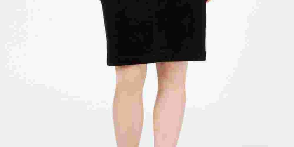 Charter Club Women's Black Solid Above The Knee Pencil Skirt Black Size 8 Petite