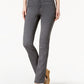 Charter Club Women's Lexington Straight Leg Jeans Gray Size 18