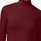 Maison Jules Women's Turtleneck Top Red Size X-Small