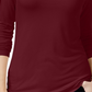 Maison Jules Women's Turtleneck Top Red Size X-Small