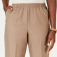 Karen Scott Women's Petite Pull-On Pants Brown PS