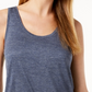 Maison Jules Women's Scoop-Neck Tank Blue Size Small
