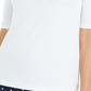Charter Club Women's Supima Cotton Mock Neck Top  White Size X-Large