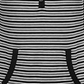 Karen Scott Women's Knit Top Striped V Neck Black Size Medium