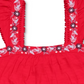 Style & Co Women's Embroidered Flutter Strap Tank Top Red Size X-Small