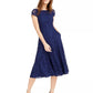 Vince Camuto Women's Lace Midi Dress Navy Size 12