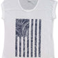 Style & Co Women's Tropical Flag Graphic T-Shirt Navy Size Medium