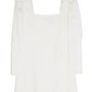 Danielle Bernstein Women's Long Sleeve Mini Dress  White Size 18W