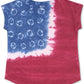 Style & Co Women's Tye Dyed American Flag T-Shirt Pink Size Medium