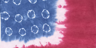 Style & Co Women's Tye Dyed American Flag T-Shirt Pink Size Medium