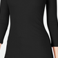 INC International Concepts Women's V Neck Top Black Size PL