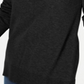 Karen Scott Women's Plush Front Seam Sweater Black Size XS