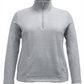 Karen Scott Women's Half Zip Top Gray Size Small