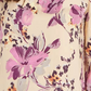 Thalia Sodi Women's Printed Mock-Neck Cutout Top Beige Size Medium