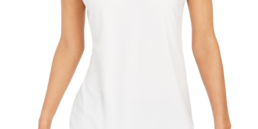 Charter Club Women's Crepe Tank Top White Size Medium