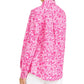 Charter Club Women's Linen Printed Blouse Pink Size Large